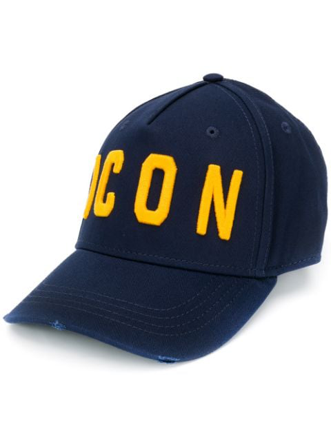 blue icon cap
