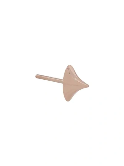 Shop Shaun Leane Rose Thorn Small Stud Earring In Metallic
