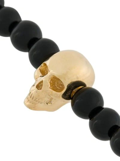 Shop Northskull Beaded Skull Bracelet - Black