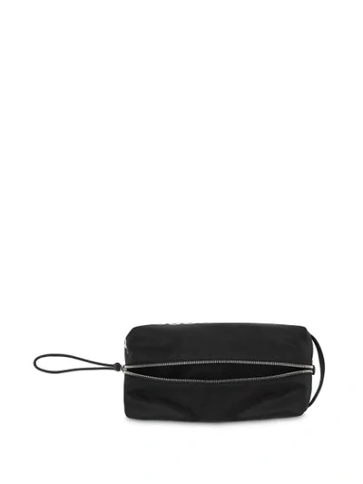 Shop Burberry Horseferry Print Nylon Pouch In Black
