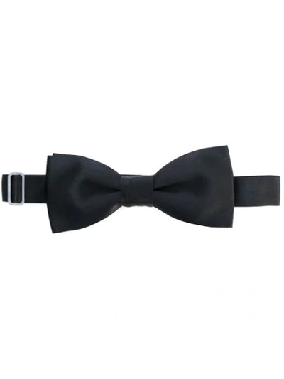 Shop Burberry Silk Bow Ties - Black