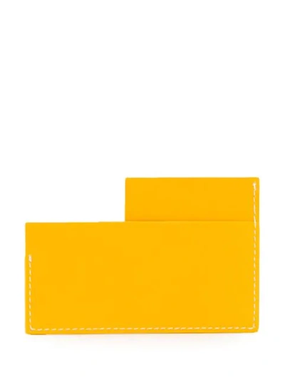 Shop A-cold-wall* Eckiges Kartenetui - Gelb In Yellow