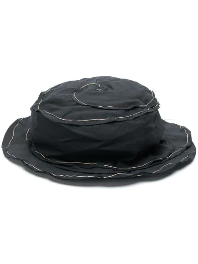 Shop Ma+ Large Stitch Hat - Black