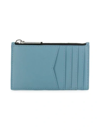 Calvin Klein 205w39nyc American Flag-print Leather Wallet In Blue