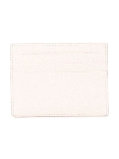 Thom Browne Grained Cardholder - Neutrals In Neutrals