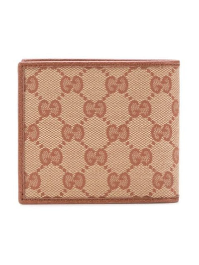 Shop Gucci New York Yankees Patch Wallet In Brown