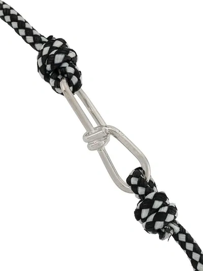 Shop Annelise Michelson Small Wire Cord Bracelet - Black