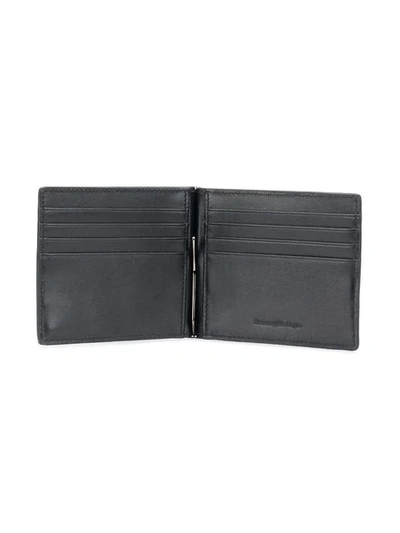 Shop Ermenegildo Zegna Logo Plaque Bifold Wallet - Black