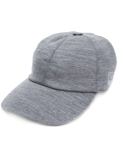 Shop Z Zegna Techmerino™ Side Logo Jersey Baseball Cap In Grey