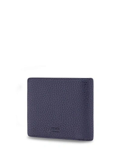Shop Fendi Bag Bug Wallet In Blue