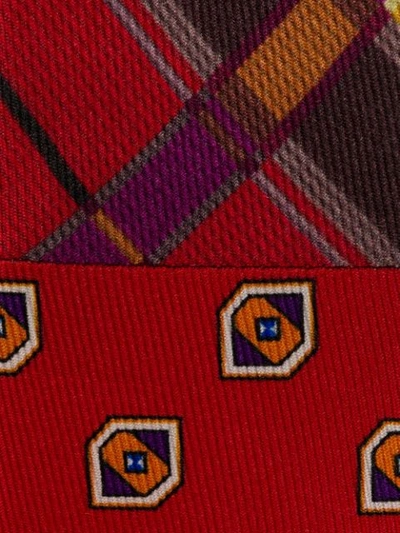 ETRO PATTERNED TIE - 红色