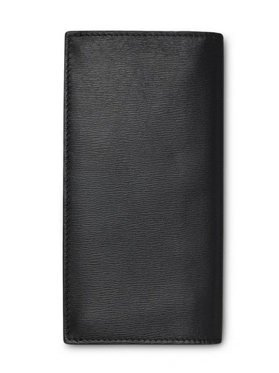 Shop Burberry London Leather Continental Wallet In Black