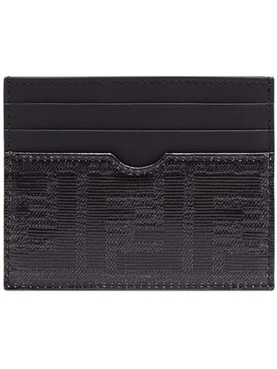 Shop Fendi Ff Logo Cardholder In Black