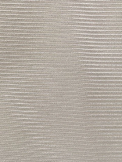 Dell'oglio Micro Ribbed Tie In White