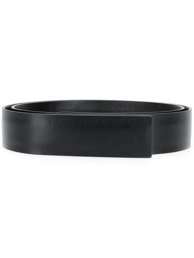 Shop Raf Simons Classic Leather Belt In Black