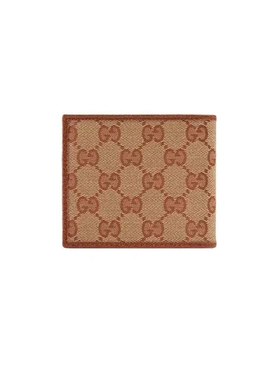 Shop Gucci Original Gg Canvas Wallet With New York Yankees Patch™ In Neutrals