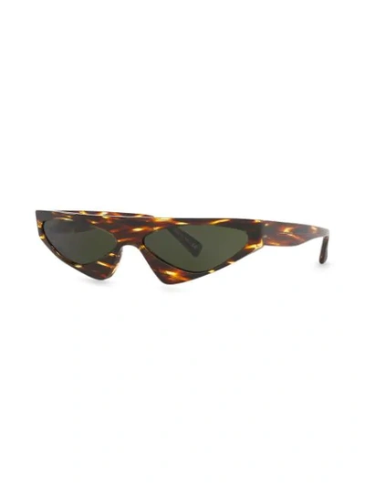Shop Alain Mikli X Alexandre Vauthier Josseline Sunglasses In Brown