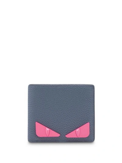 Shop Fendi Bag Bugs Cardholder In Grey