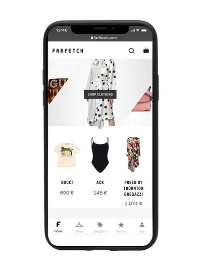 Shop Dolce & Gabbana Crown Print Iphone X Phone Case In Black