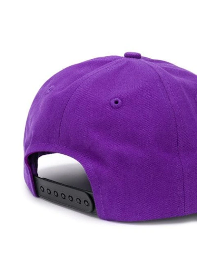 Shop Rassvet Embroidered Baseball Cap In Purple