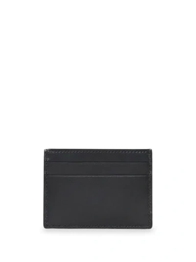 Shop Burberry Monogram Motif Leather Card Case In Black