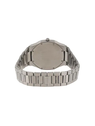 Shop D1 Milano Ultra Thin Watch In Grey