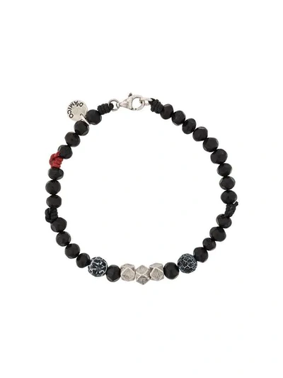 Shop Andrea D'amico Stones Bracelet In Black