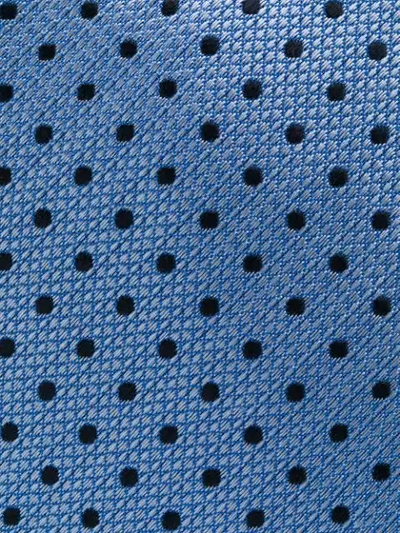 Shop Hugo Boss Polka Dot Patterned Tip In Blue