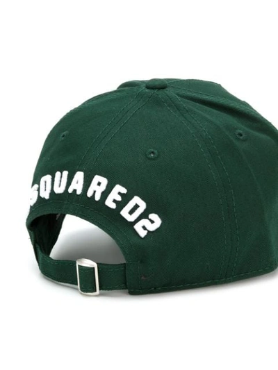 Shop Dsquared2 Icon Baseball Cap In Green