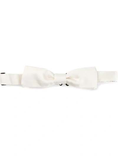 Shop Dolce & Gabbana Classic Bow Tie In White