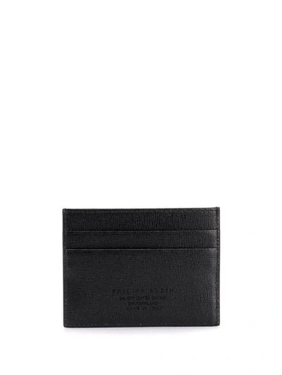 Shop Philipp Plein Tm Credit Card Holder In Black