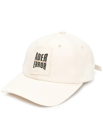 Shop Ader Error Embroidered Logo Hat In White