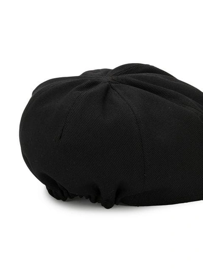 Shop Mjb Marc Jacques Burton Mjb Baker Boy Style Cap - Black