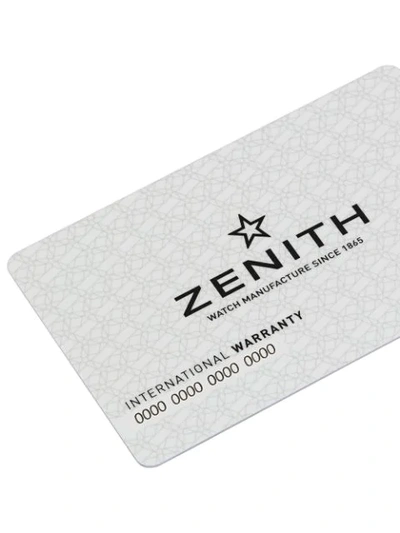 Shop Zenith Elite Classic 39mm In Brown