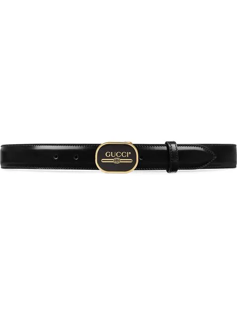 gucci print belt
