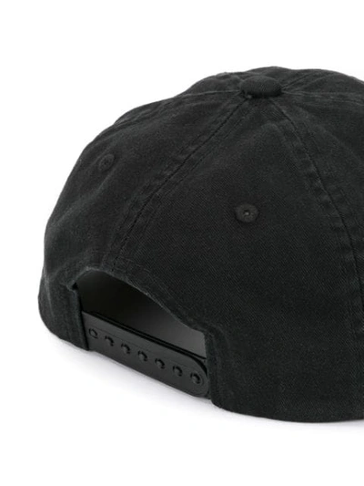 Shop Wood Wood Embroidered Baseball Cap In Black