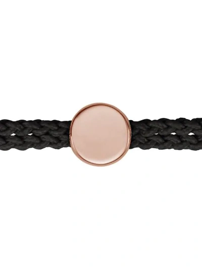 Shop Monica Vinader Linear Large Bracelet In Black