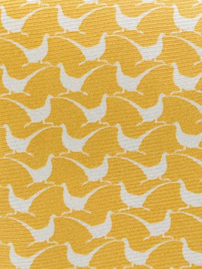 Shop Holland & Holland Hugo Guinness Pheasant Tie In Yellow