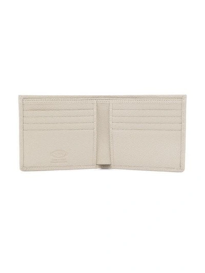 Shop Tod's Classic Bifold Wallet In Grey
