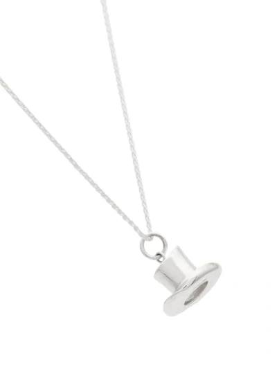 Shop Hatton Labs Top Hat Necklace In White