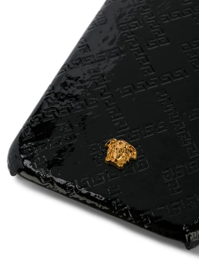 Shop Versace Medusa Motif Iphone 8 Case In Black