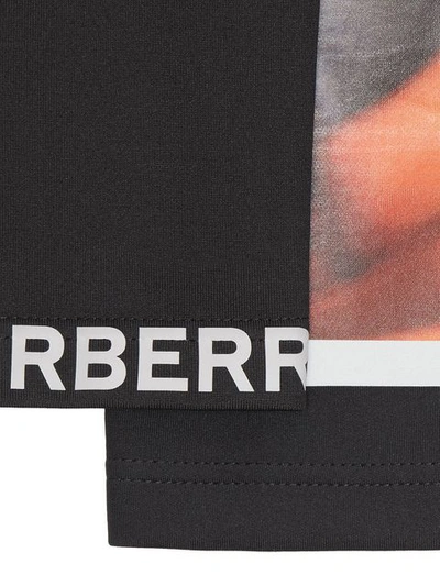 Shop Burberry Stulpen Aus Stretch-jersey In Black