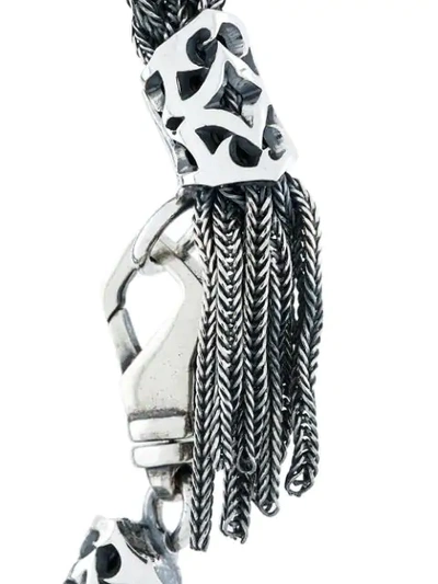 Shop Emanuele Bicocchi Chained Bracelet In Argento