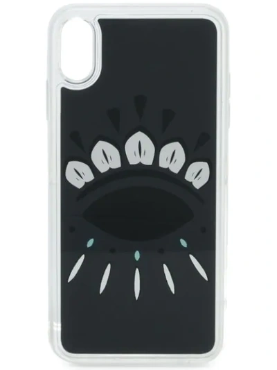 Shop Kenzo Eye Logo I-phone Xs Max Case In Black