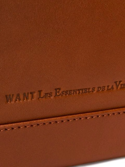 Shop Want Les Essentiels De La Vie 'narita' Laptoptasche In Brown