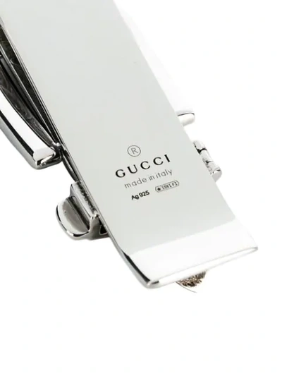 Shop Gucci Garden Geldscheinklammer Mit Web - Metallisch In Metallic