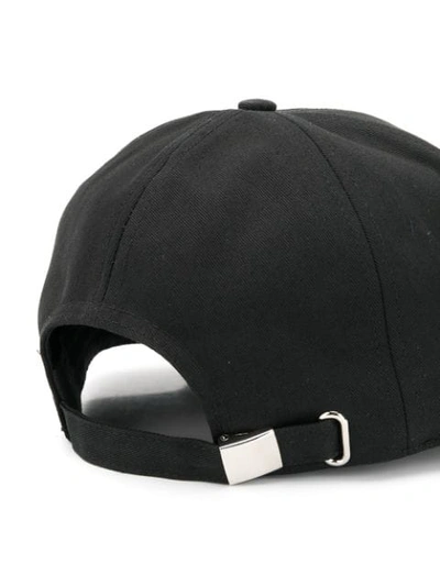 Shop N°21 Logo Embroidered Cap In Black