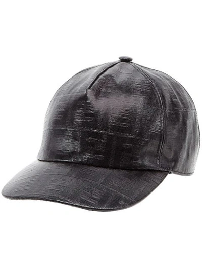 FENDI FF棒球帽 - 黑色