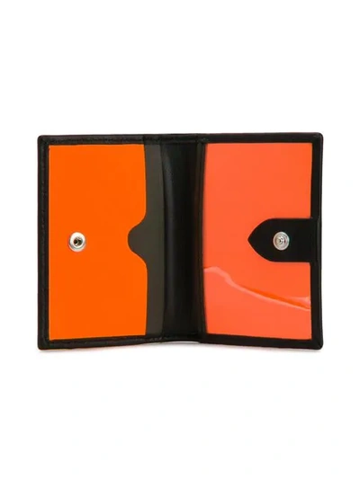 ALEXANDER MCQUEEN SNAP FASTENING CARD HOLDER - 黑色