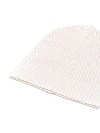 Shop Natural Selection Ribbed Knit Beanie In Neutrals